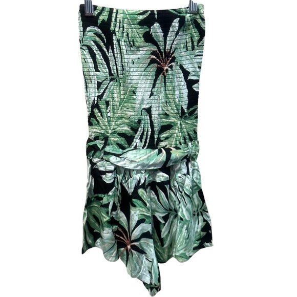 NEW Chaser Palm Print Sleeveless Romper - Misses XS - Picture 2 of 4
